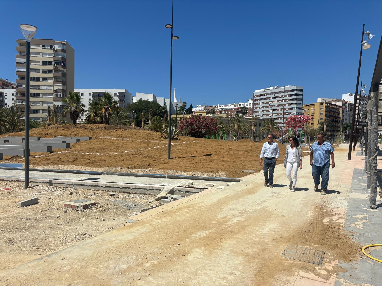 Las obras de reurbanización del Llano Amarillo entran en su fase final