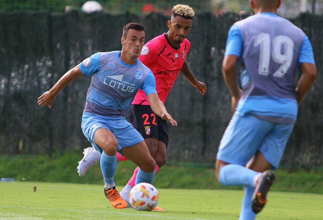 Nacho Heras, en un encuentro con la RB Linense