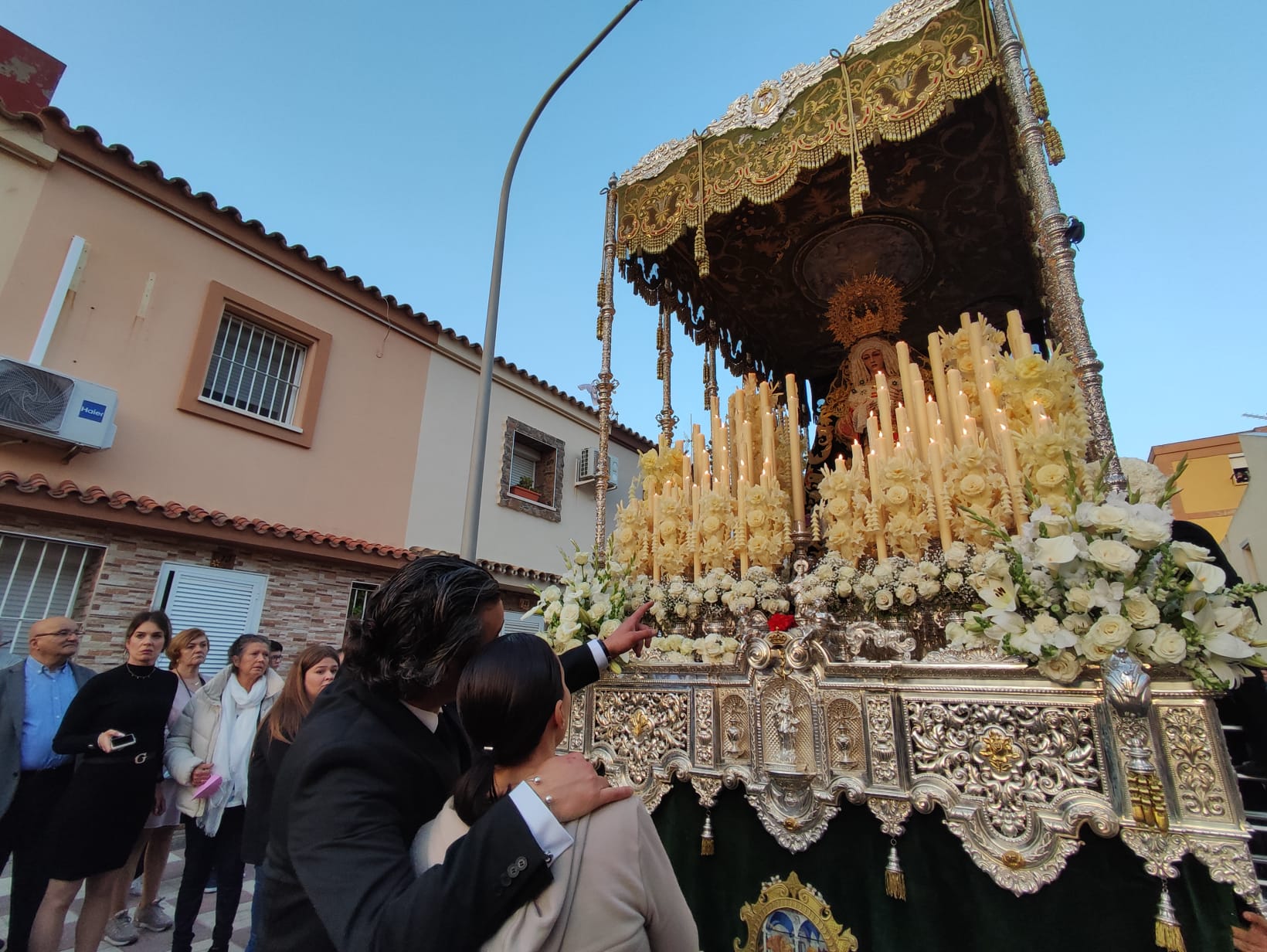 Siempre hay Esperanza. En esta imagen, La Esperanza por San Bernardo, en su última salida. Foto: Sandra Domínguez.