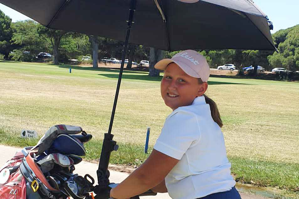Sofia Gamilla, jugadora del Club de Golf La Cañada