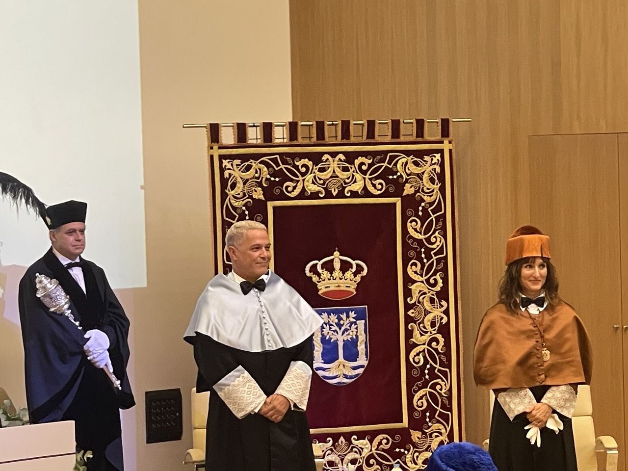 Acto de investidura de Alejandro Sanz como doctor Honoris Causa en Algeciras