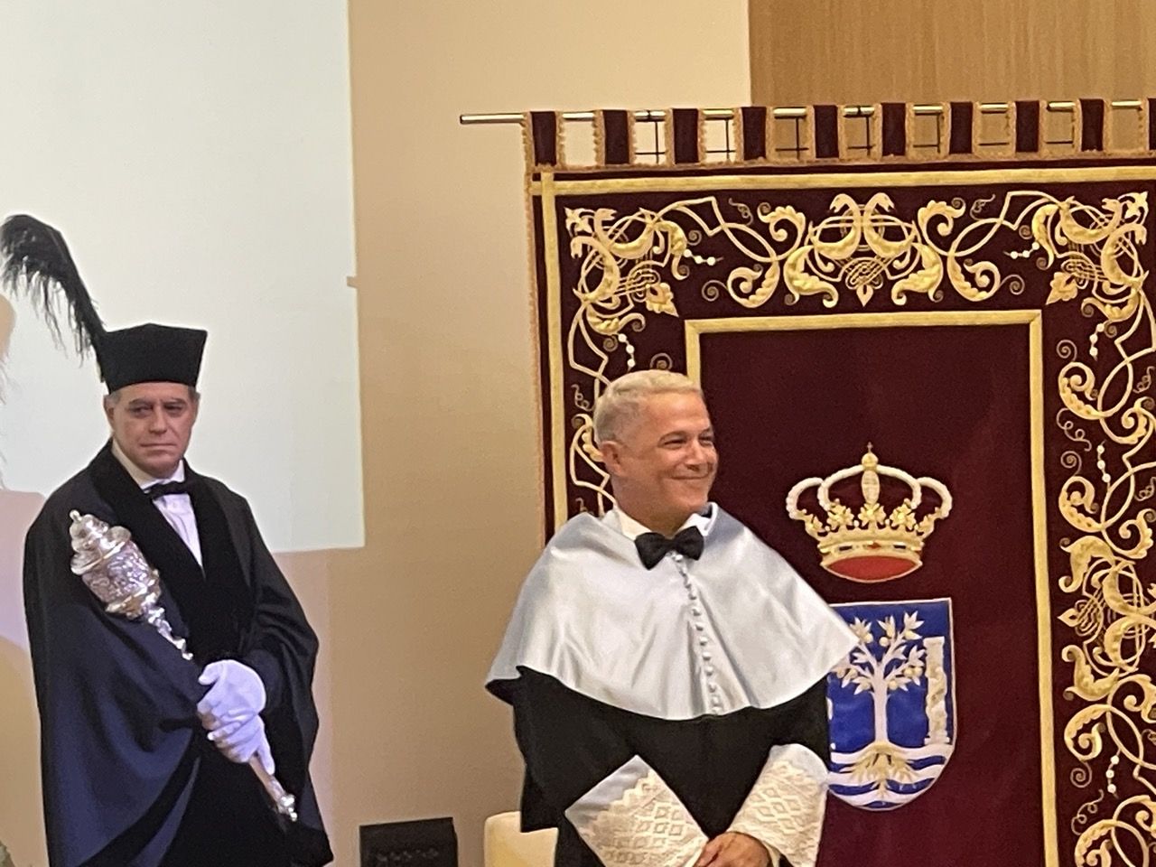 Acto de investidura de Alejandro Sanz como doctor Honoris Causa en Algeciras