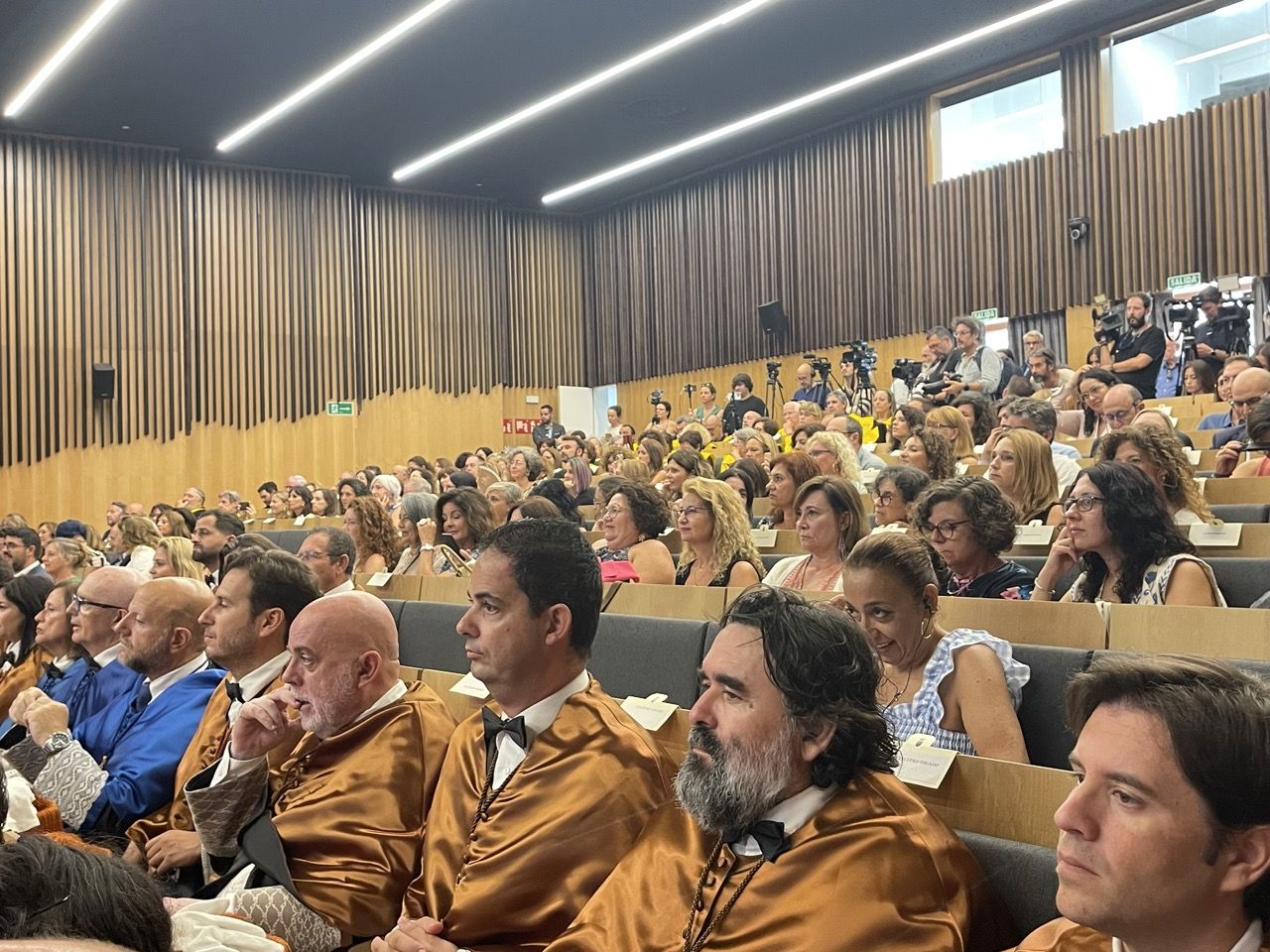 Acto de investidura de Alejandro Sanz como doctor Honoris Causa en Algeciras