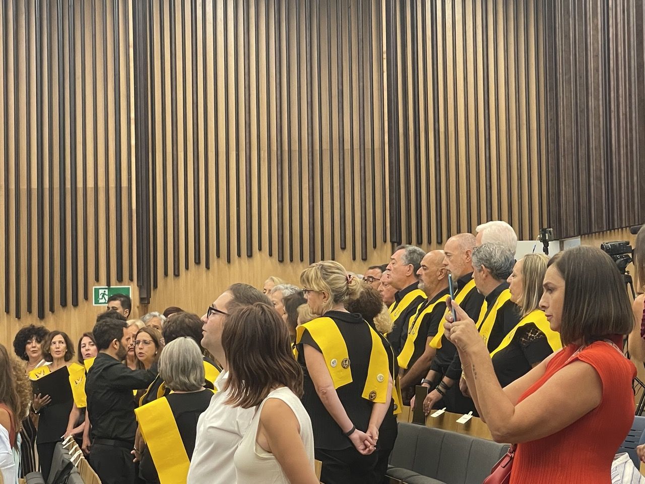 Acto de investidura de Alejandro Sanz como doctor Honoris Causa en Algeciras. Foto: Sofía Furse.