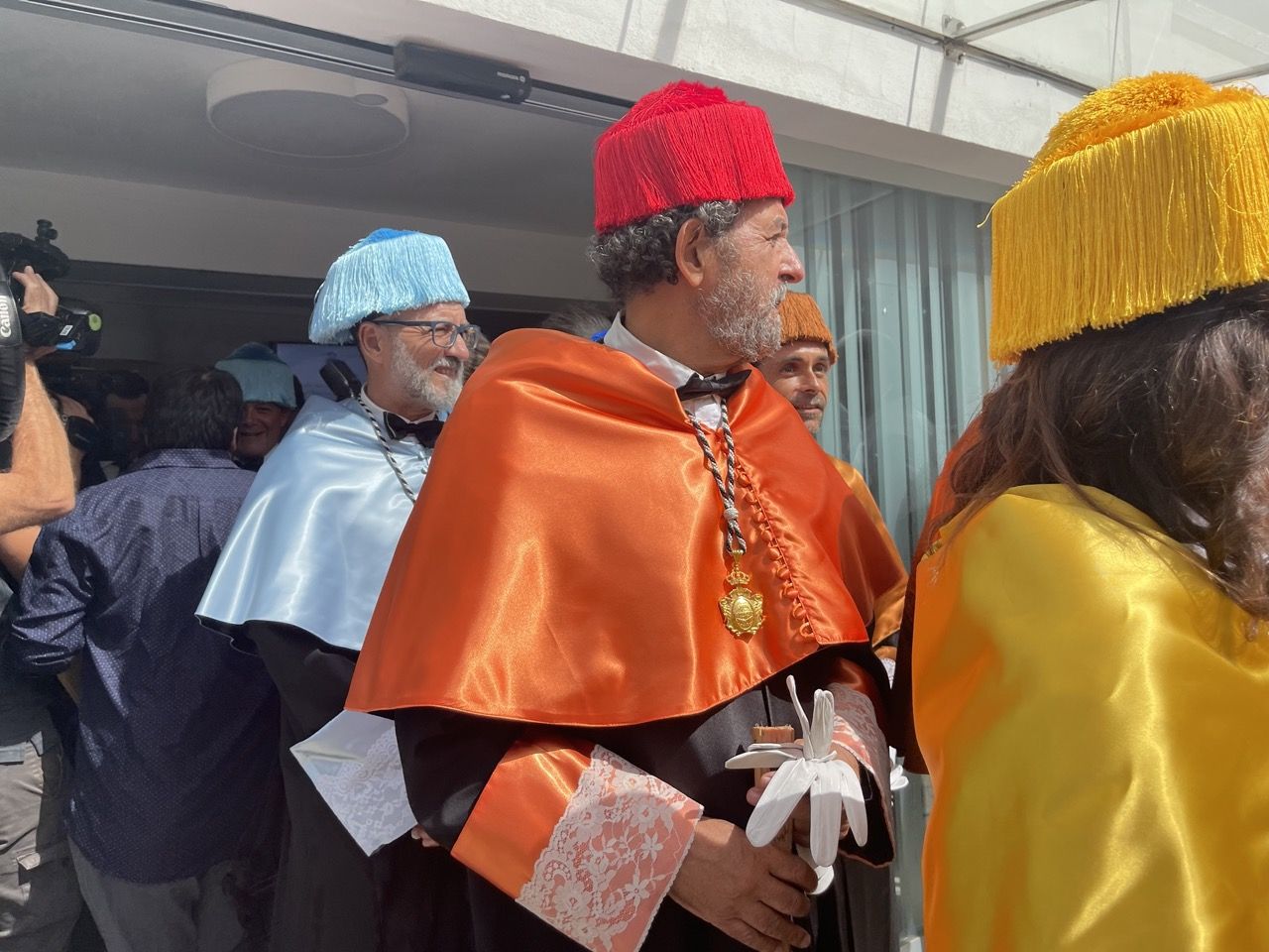 Acto de investidura de Alejandro Sanz como doctor Honoris Causa en Algeciras. Foto: Sofía Furse.