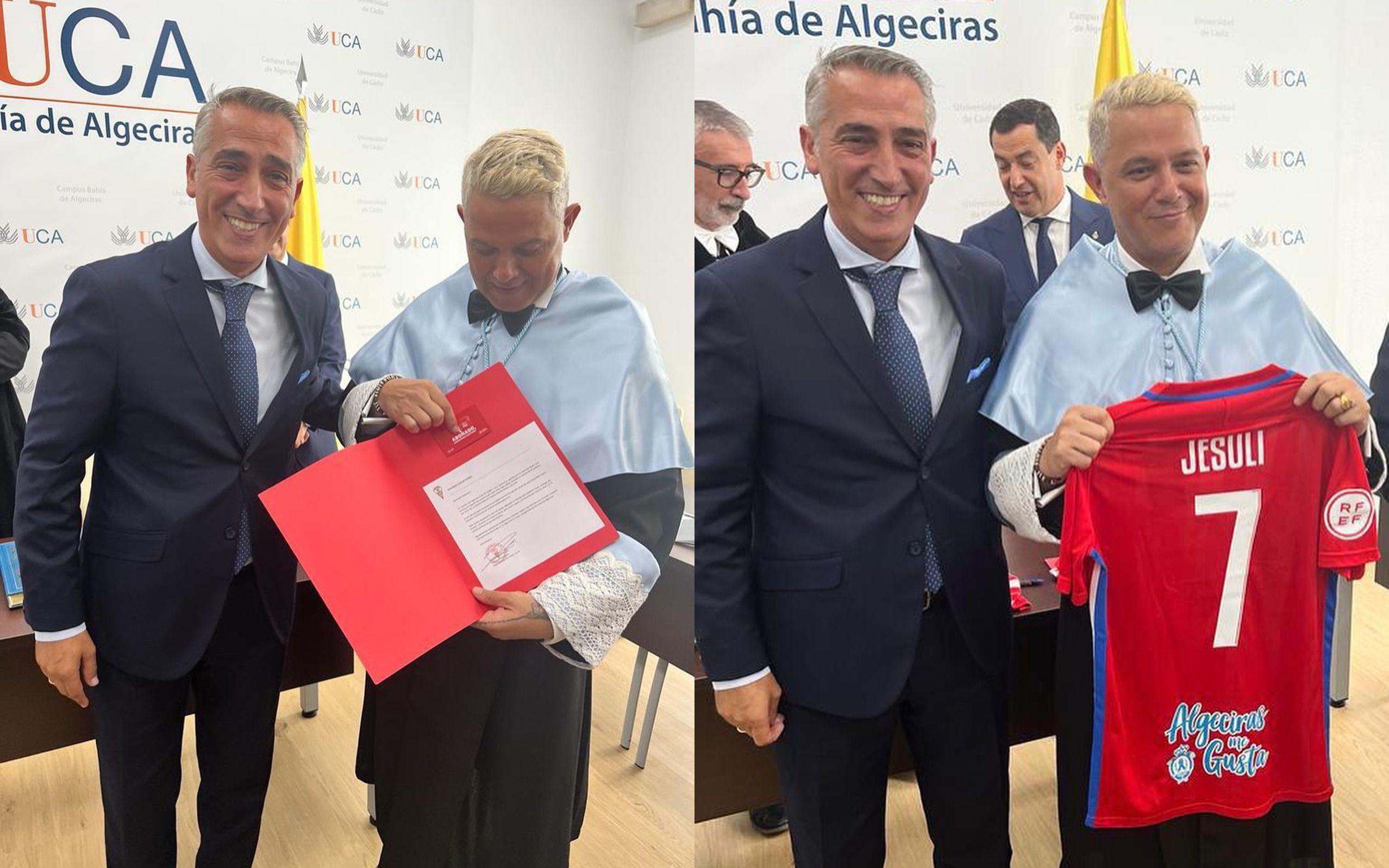 El Algeciras CF nombra a Alejandro Sanz socio de honor