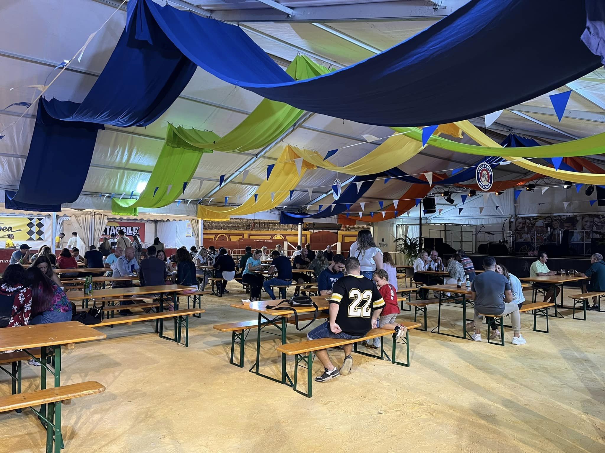  Oktoberfest de Algeciras en la plaza de toros Las Palomas, el año pasado.