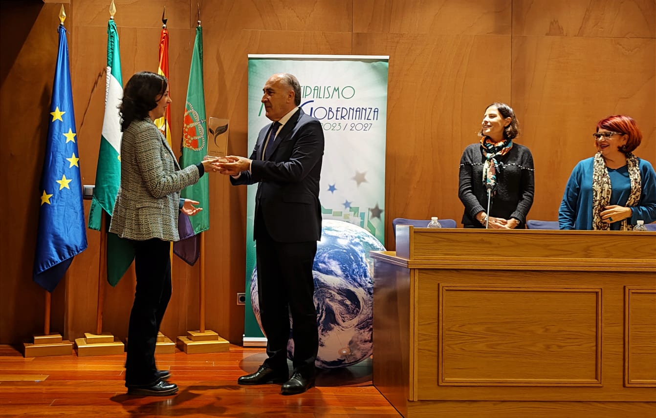 El proyecto 'Plaza escalinata', ganador del primer premio en el Concurso Escaparate Verde de Andalucía