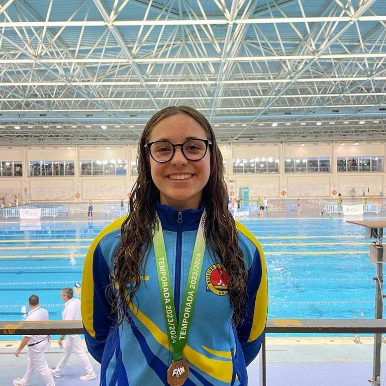 María Montes de Oca, del CDN Ciudad de Algeciras, consigue la plata en el Andaluz Infantil