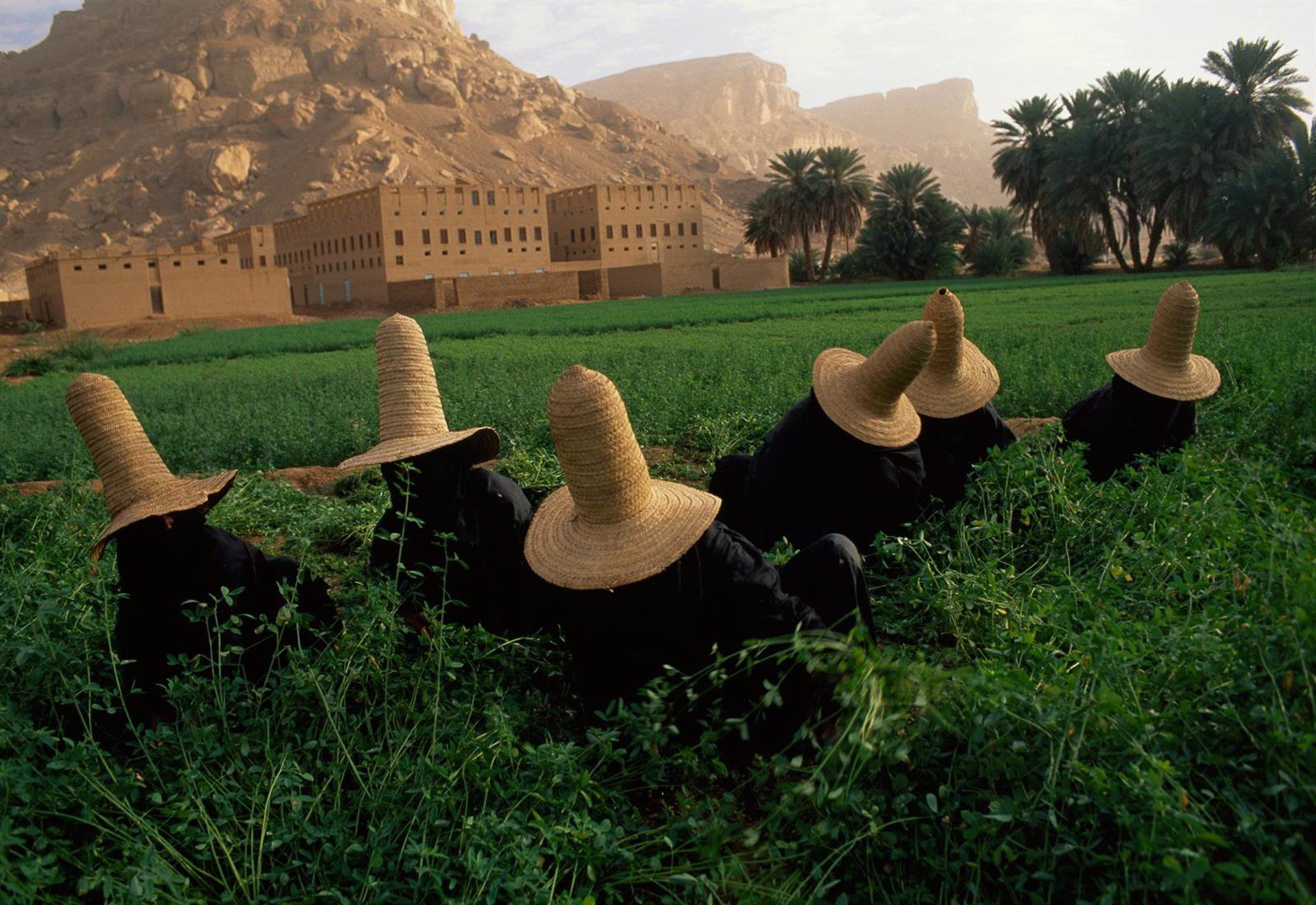 Imagen de la muestra 'Colores del mundo' instalada en Algeciras. - STEVE MCCURRY / NATIONAL GEOGRAPHIC