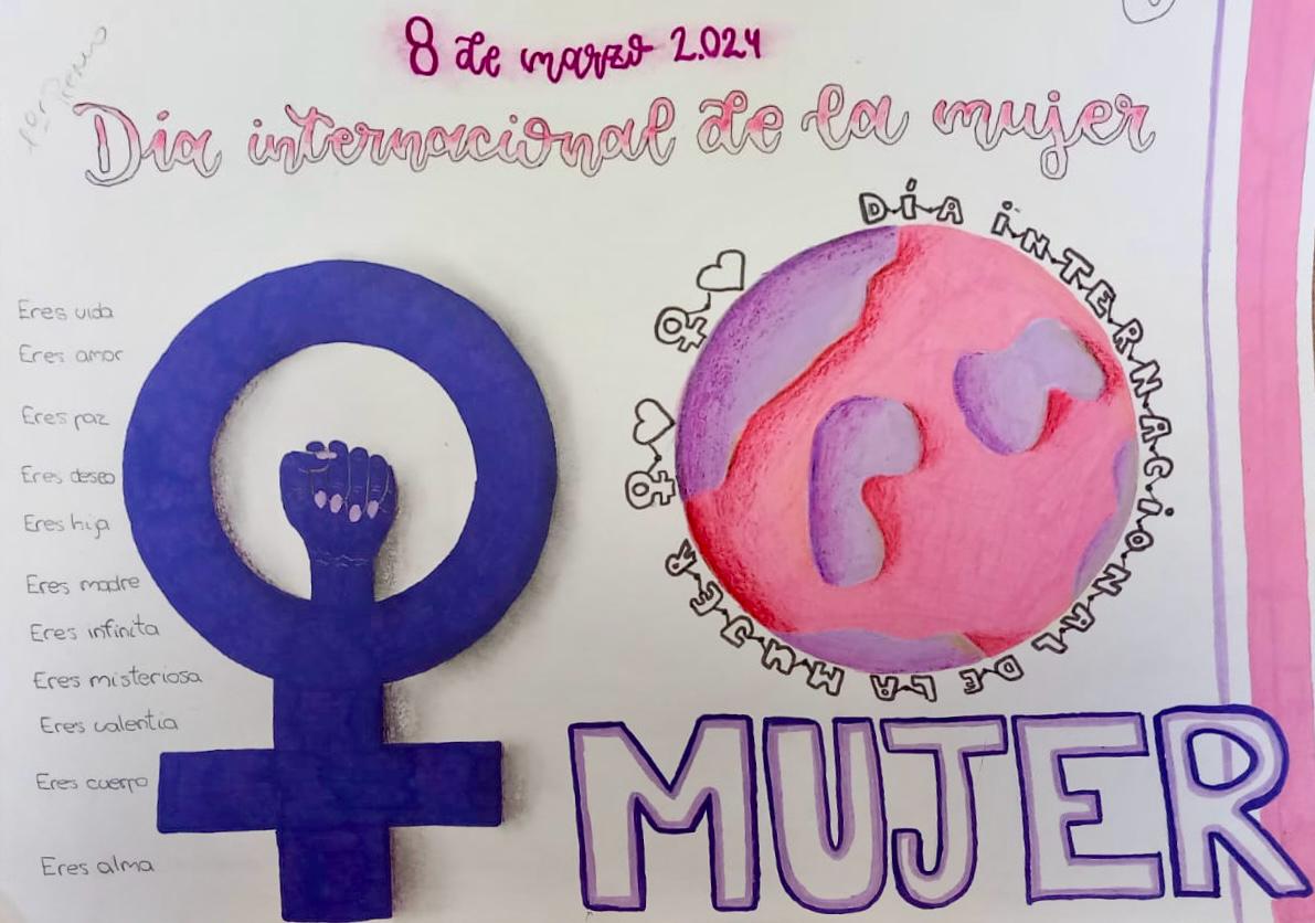 Dibujo premiado Día Internacional de la Mujer.