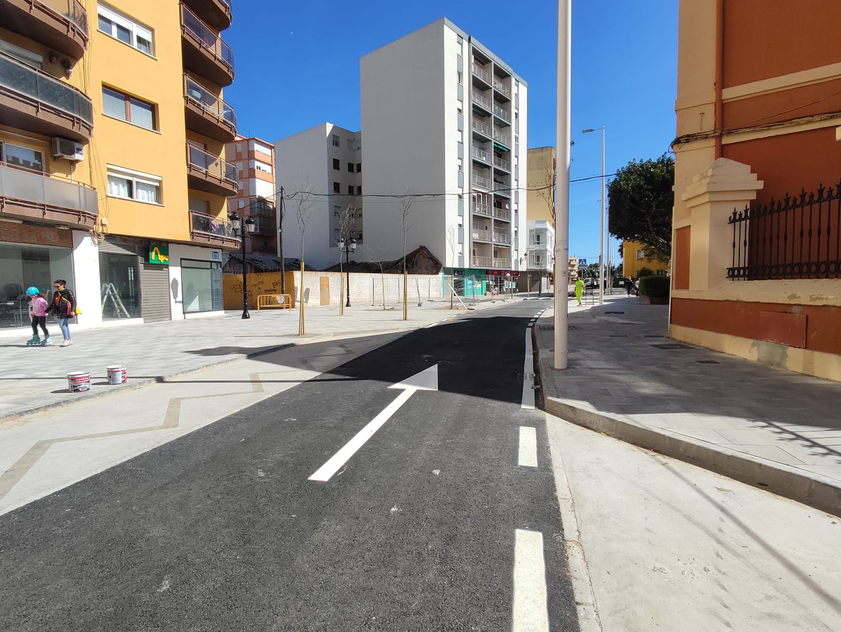 La nueva avenida de España abre a la circulación este jueves. Foto: S.D. / 8Directo.