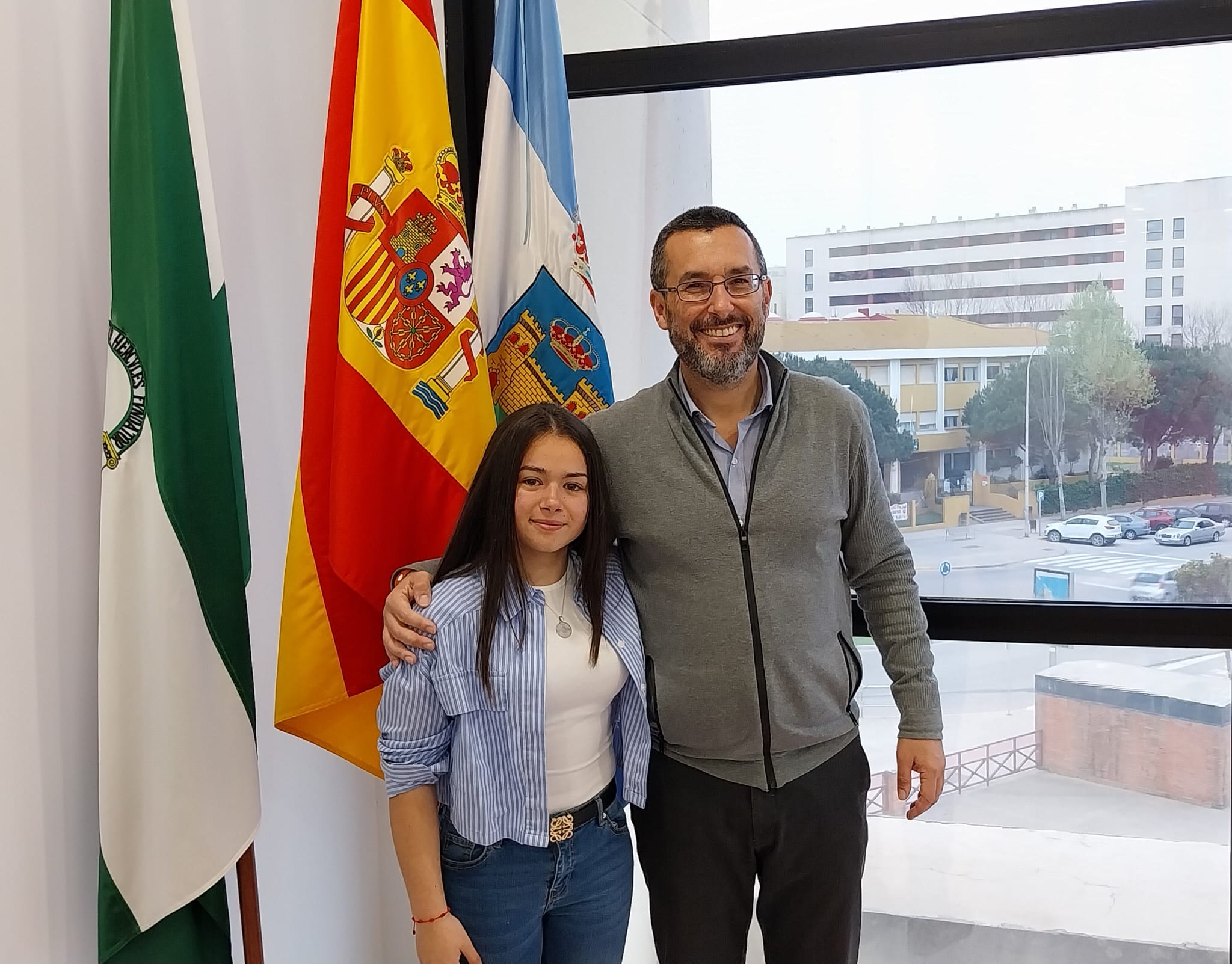 La joven linense Daniela Martín, primer premio en la XI Olimpiada Filosófica de Andalucía.