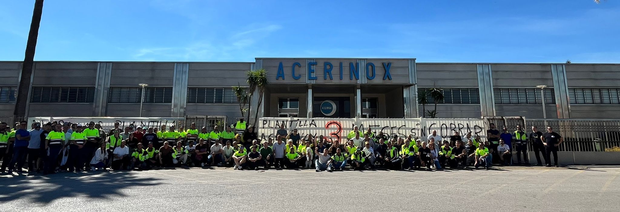 Acerinox y el comité de empresa se dan cita el próximo lunes en Sevilla. Foto: F.Mena. 
