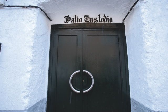 Patio Custodio, antigua corrala del barrio de San Isidro. Foto: F.M.