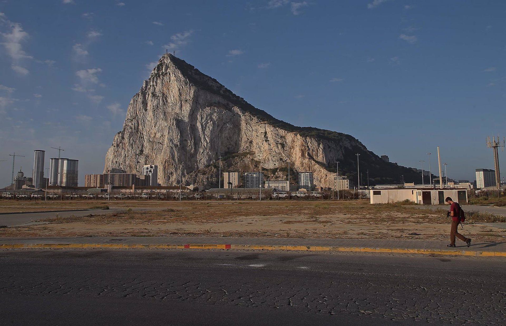 Archivo - Detalle del Peñón de Gibraltar - Nono Rico - Archivo. Gibraltar instalará una pantalla gigante en Casemates Square para seguir la final de la Eurocopa 2024