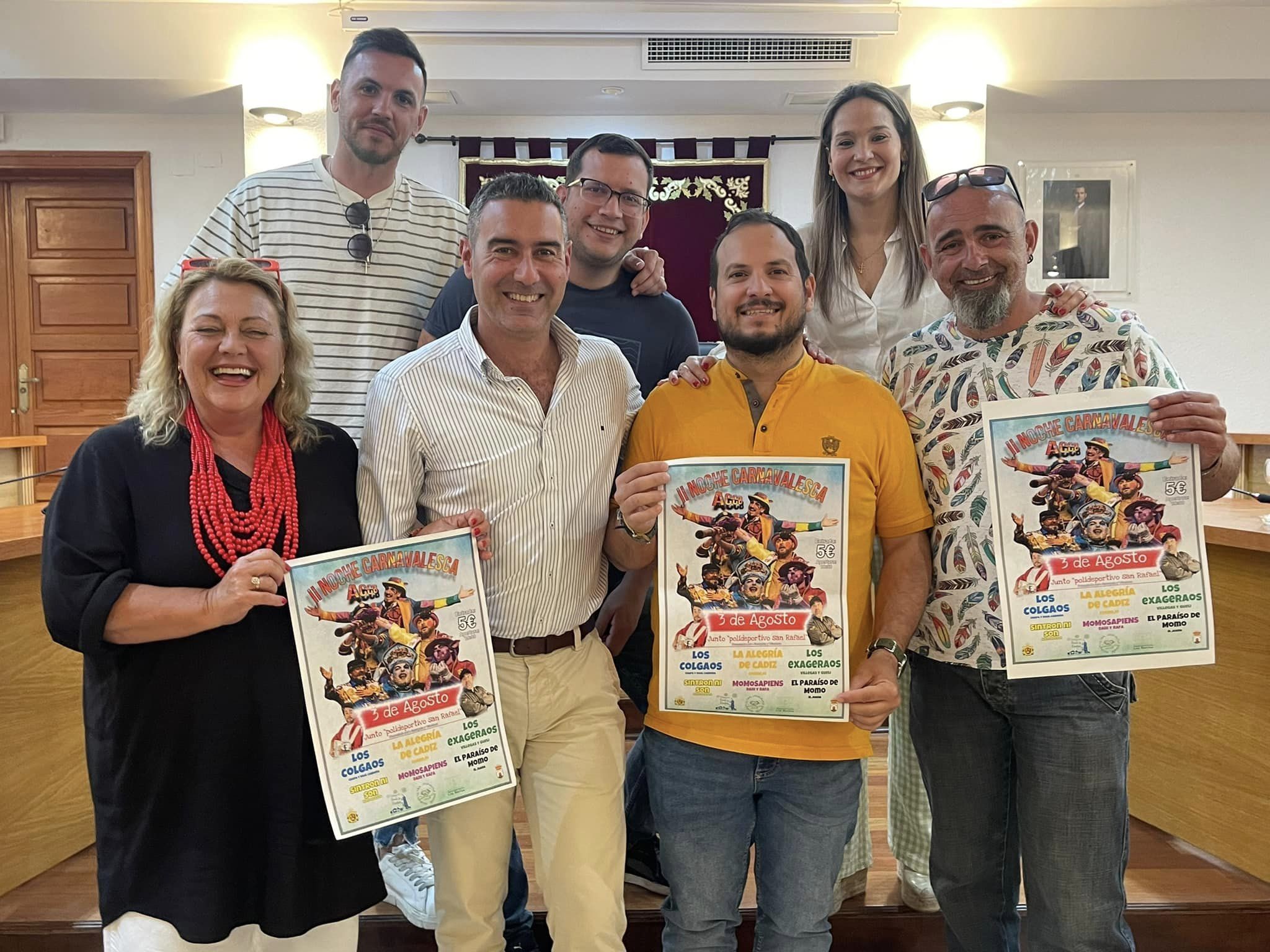 La Noche Carnavalesca de Los Barrios vuelve el 3 de agosto. Foto de la presentación de la segunda edición. S.F./ 8Directo