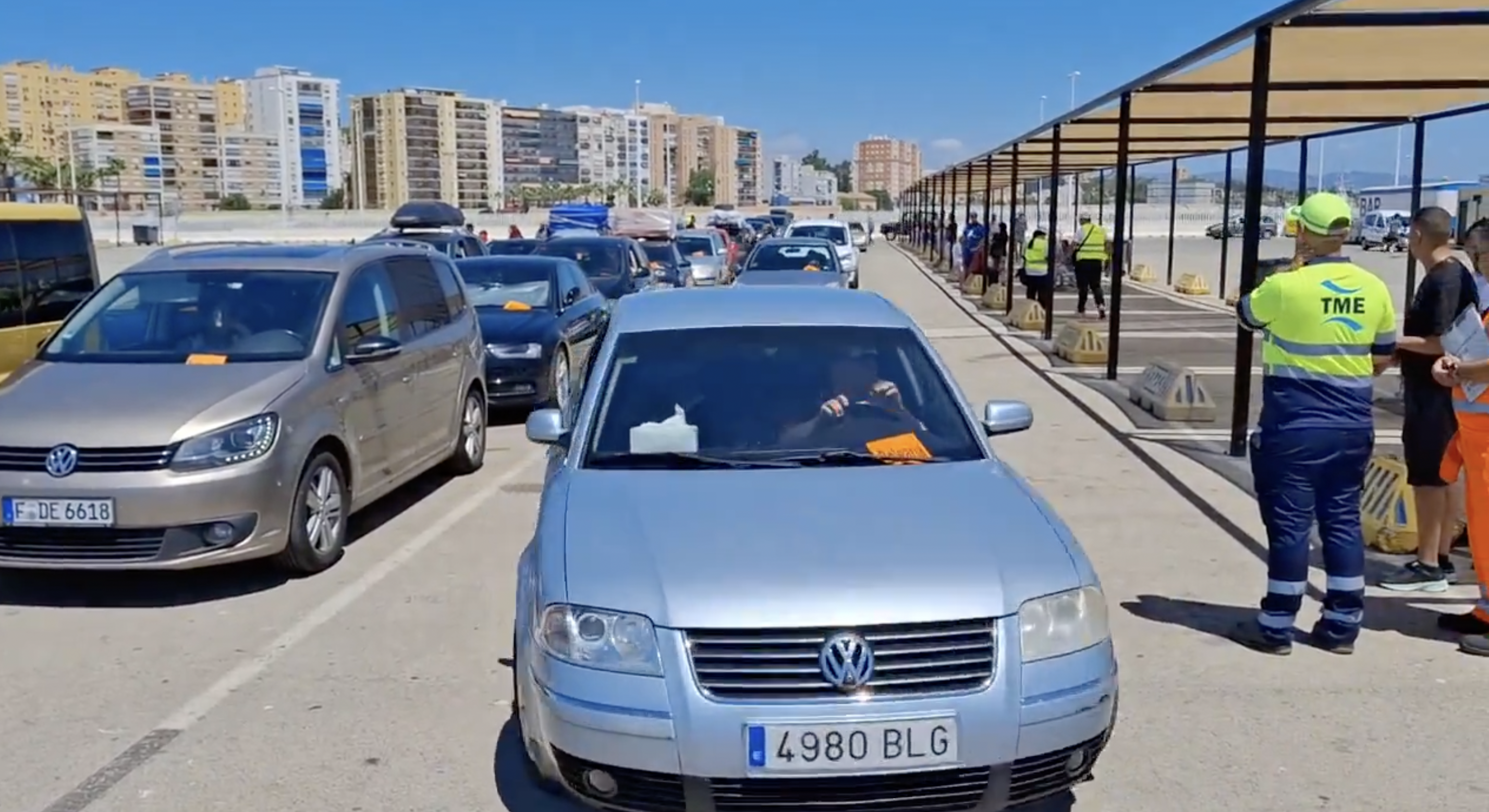 La OPE anota un 6% más de pasajeros en los puertos andaluces y un "máximo histórico" de vehículos.
