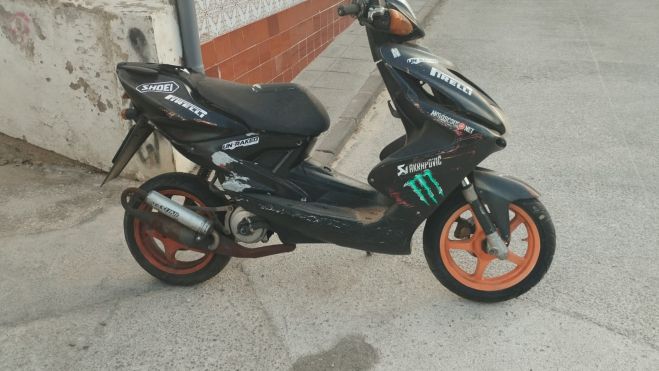 Moto sustraída localizada en San Pablo de Buceite.