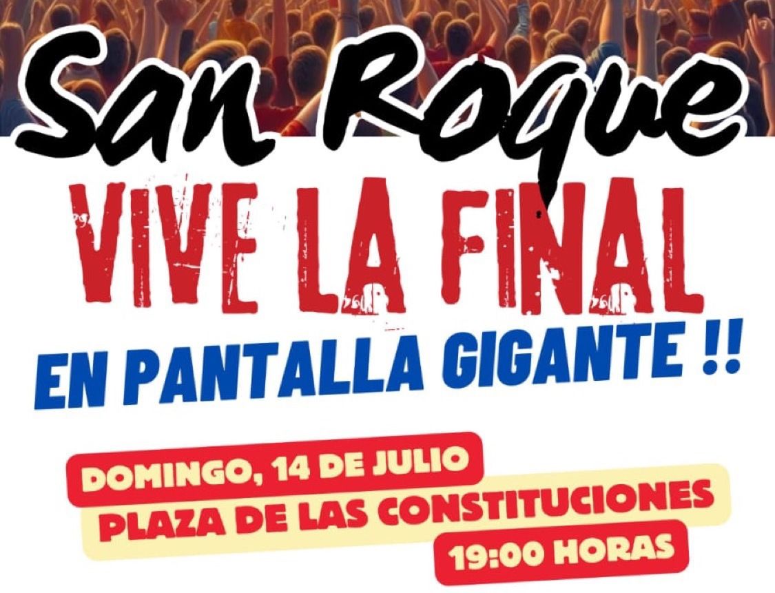 Este domingo, fiesta con pantalla gigante en la Plaza de las Constituciones en apoyo a La Roja.