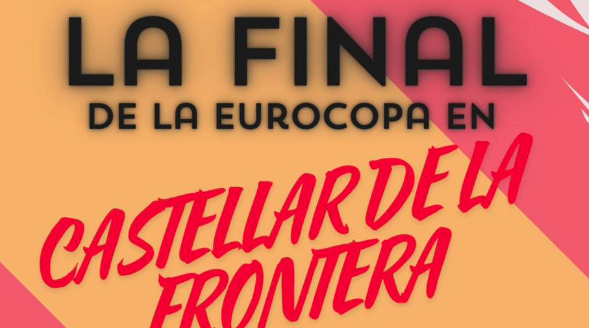 Castellar vivirá la final de la Eurocopa con una pantalla gigante en la plaza Andalucía
