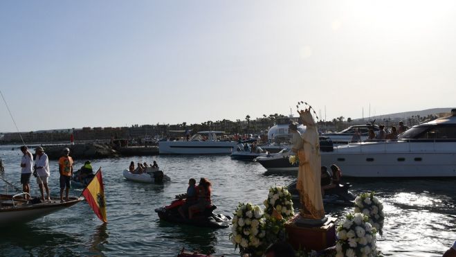 Virgen del Carmen en Torreguadiaro. 