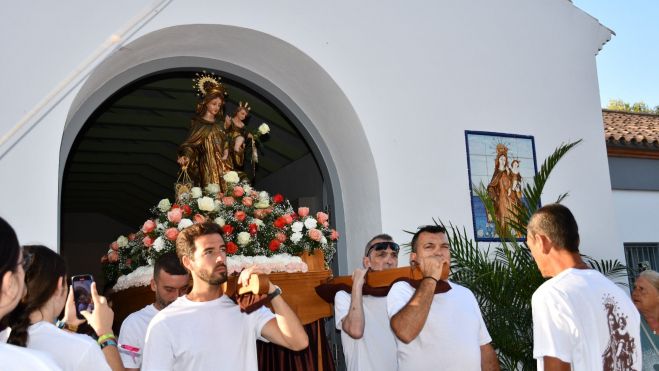 Virgen del Carmen en Guadarranque. 