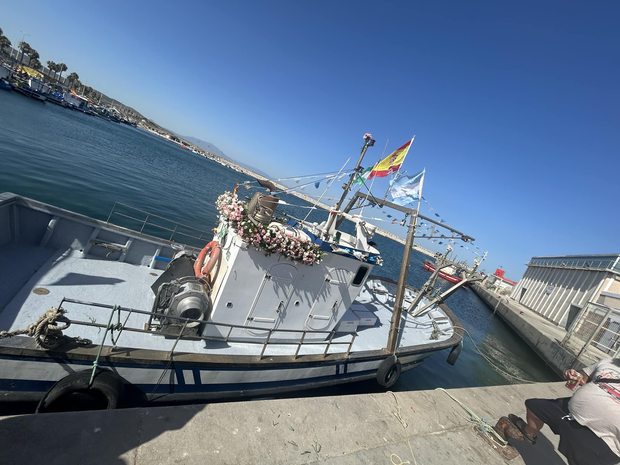La hija del patrón: "La Virgen ha salido en todos los puertos andaluces; es una vergüenza lo que han hecho en La Línea"