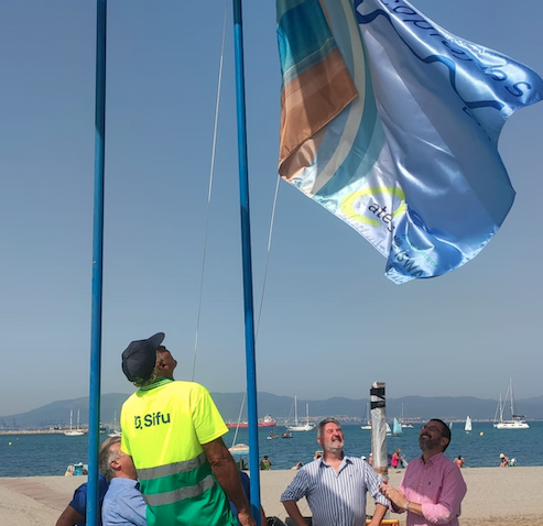 Poniente, Santa Bárbara, Sobrevela y Alcaidesa renuevan el galardón de Ecoplayas 2024.