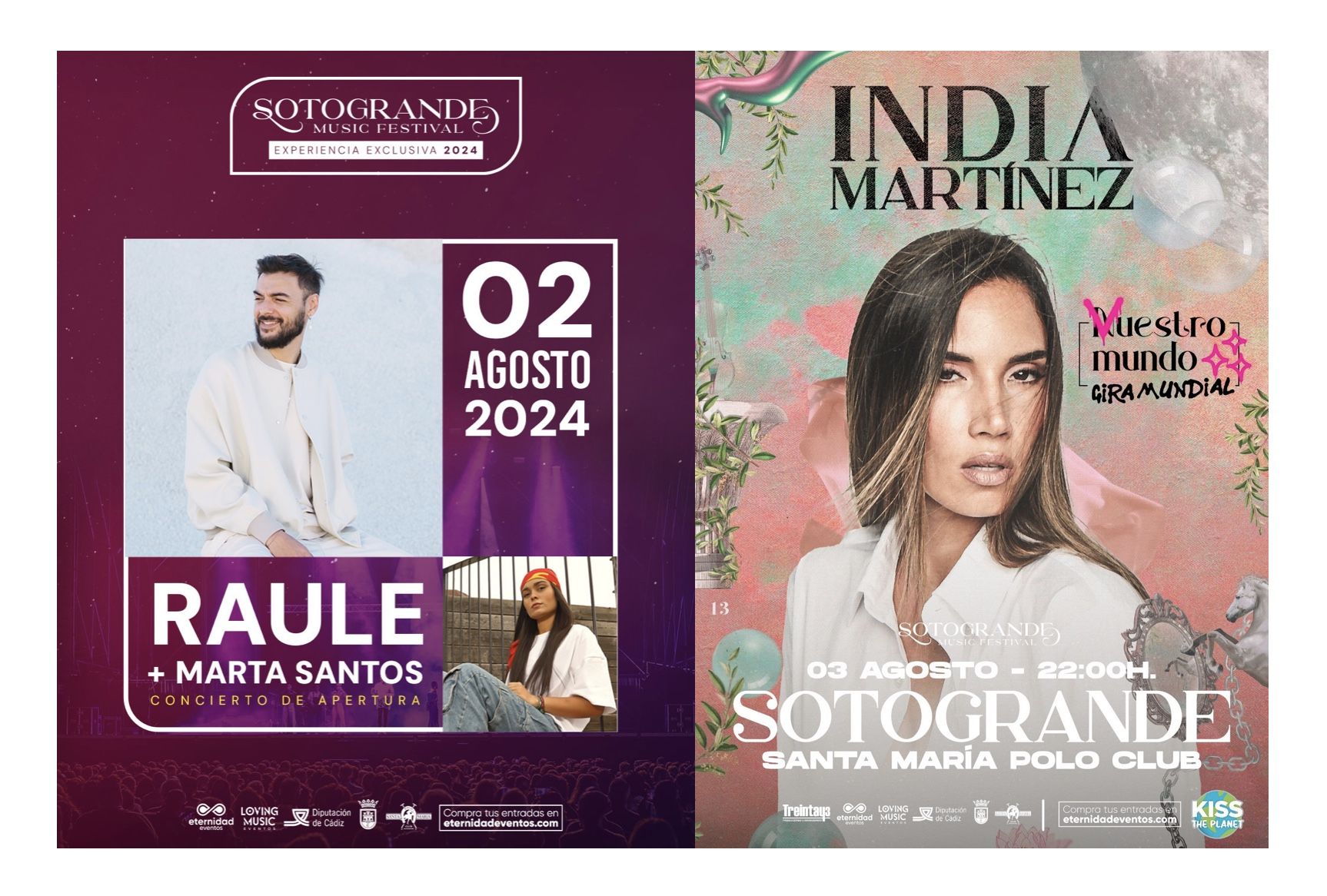 India Martínez y Raule actúan este fin de semana en el Sotogrande Music Festival