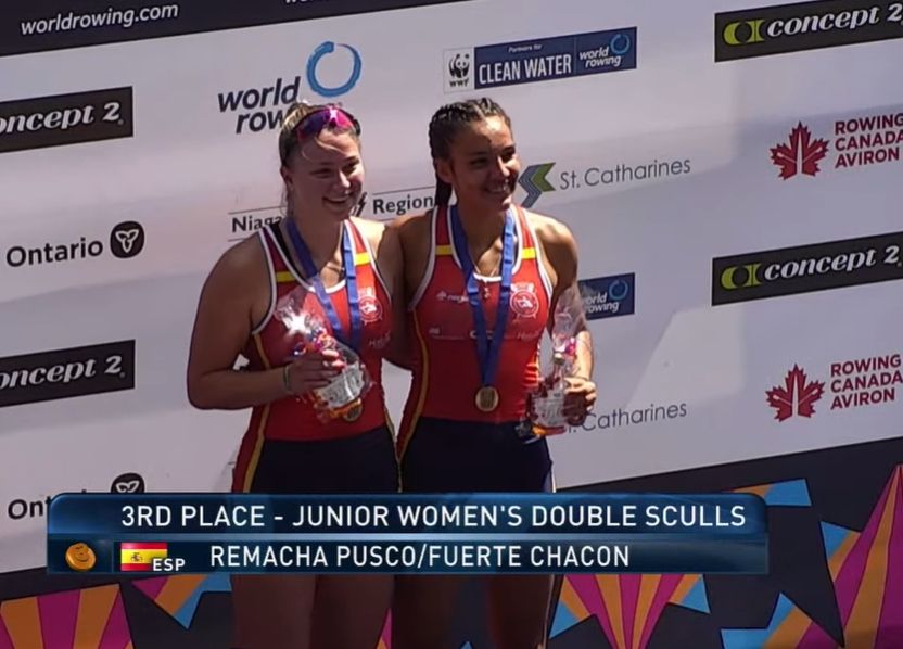 Bronce doble scull Esther Fuerte