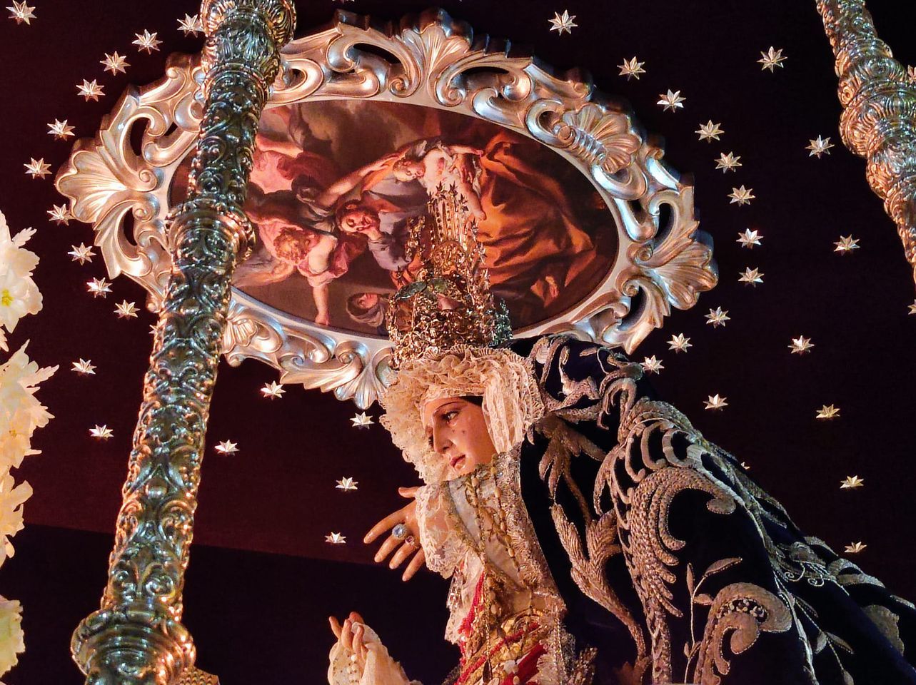 Imagen de la Virgen de los Dolores de La Línea. La Diócesis de Cádiz y Ceuta aprueba que la Virgen de los Dolores salga este sábado 14 de septiembre