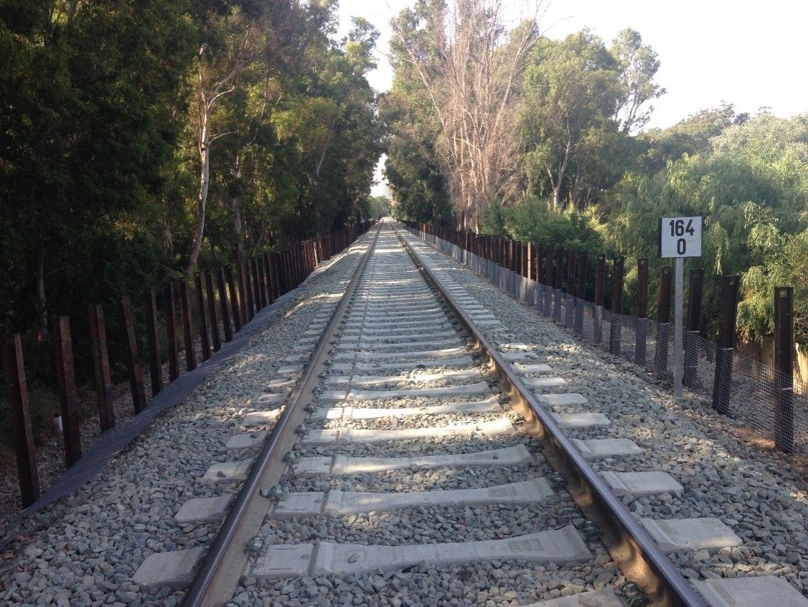 Una mejora en el tramo Algeciras-Bobadilla contempla expropiaciones en Jimena y Castellar. Foto del tramo Almoraima-Algeciras.