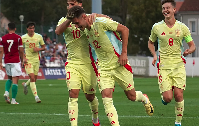 Imagen del último partido de la sub-21. Foto: RFEF. 