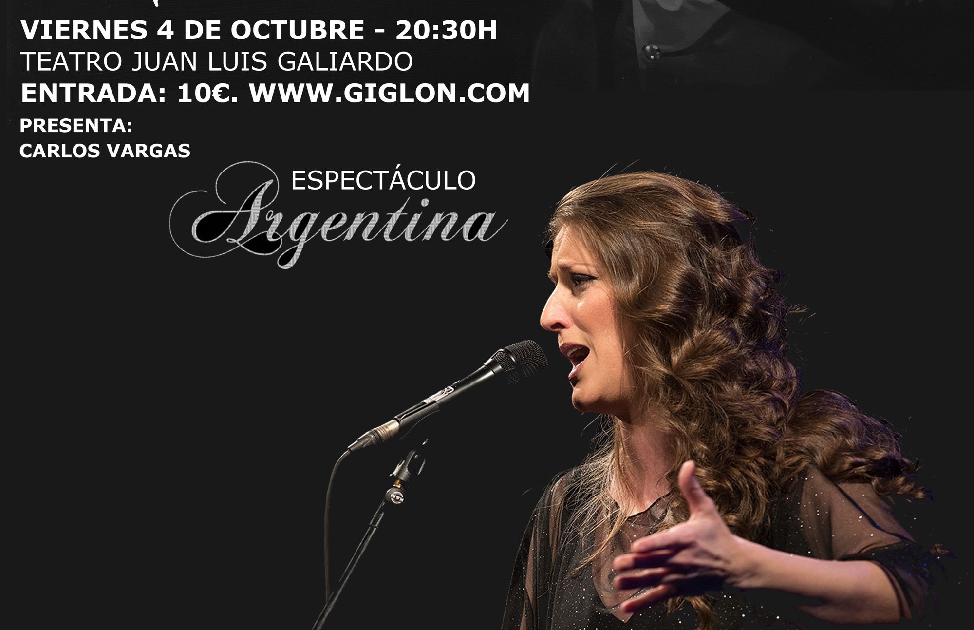 Cartel promocional. La V Bienal de Flamenco continúa este viernes 4 de octubre con el espectáculo de Argentina