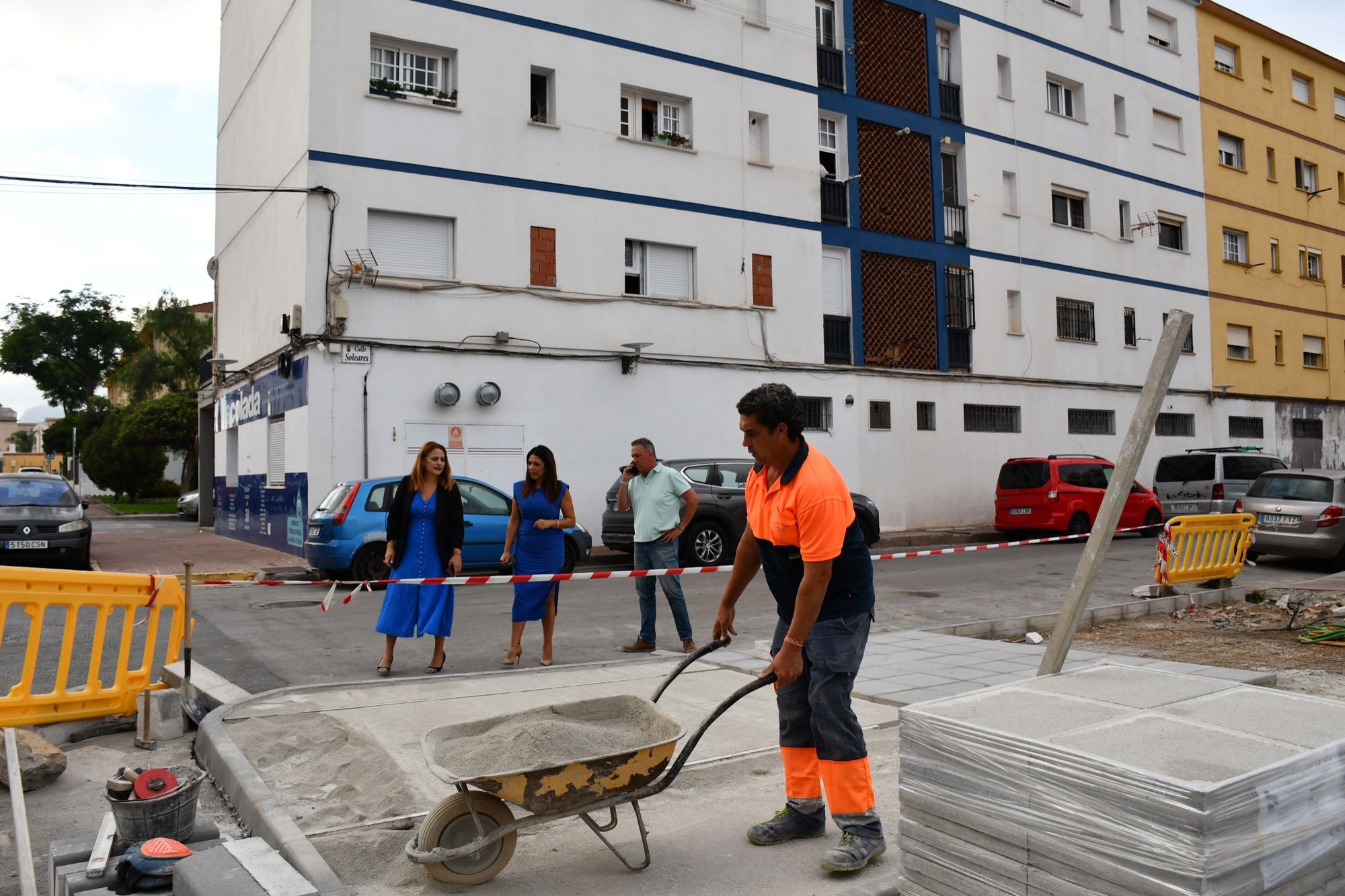 Nuevas plazas de aparcamiento en la barriada Nazaret de Puente.