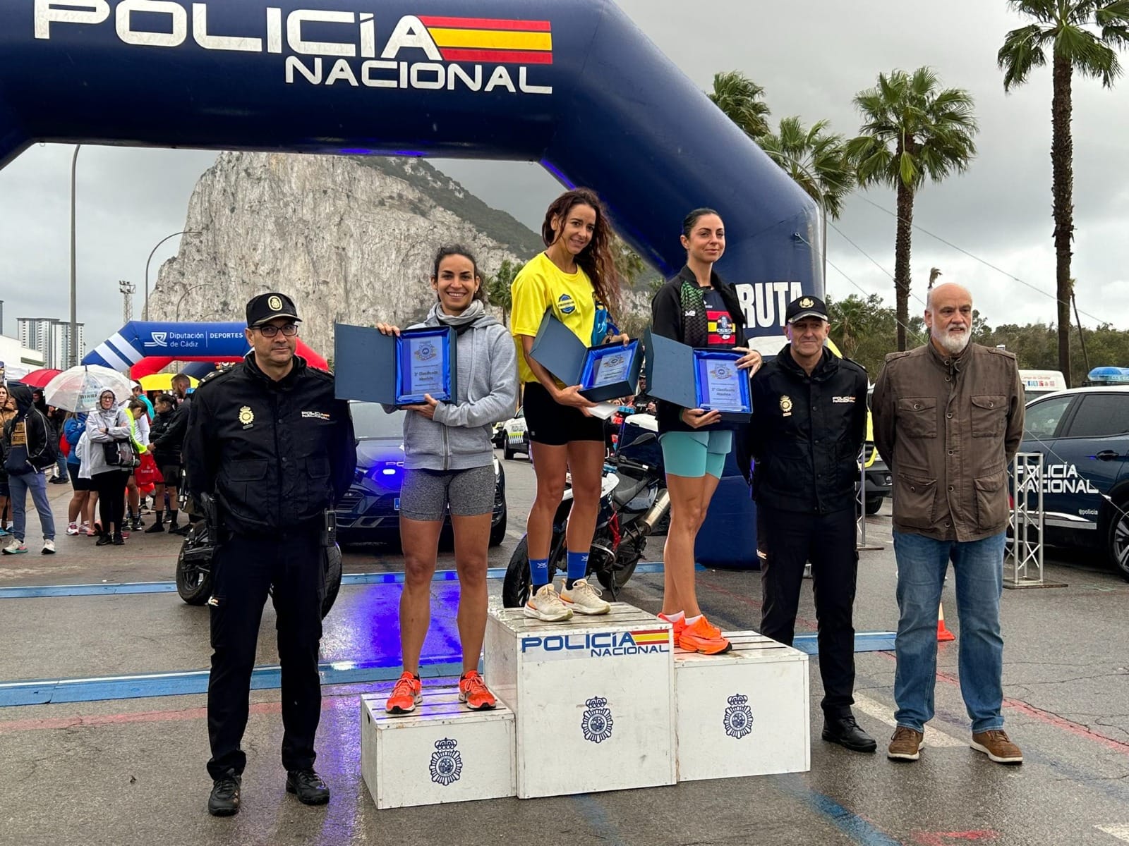 La Línea, ciudad del deporte: "Más que una apuesta esto ya es una realidad". En esta imagen, entrega de premios de la carrera 'Ruta Solidaria 091' de 2023. 