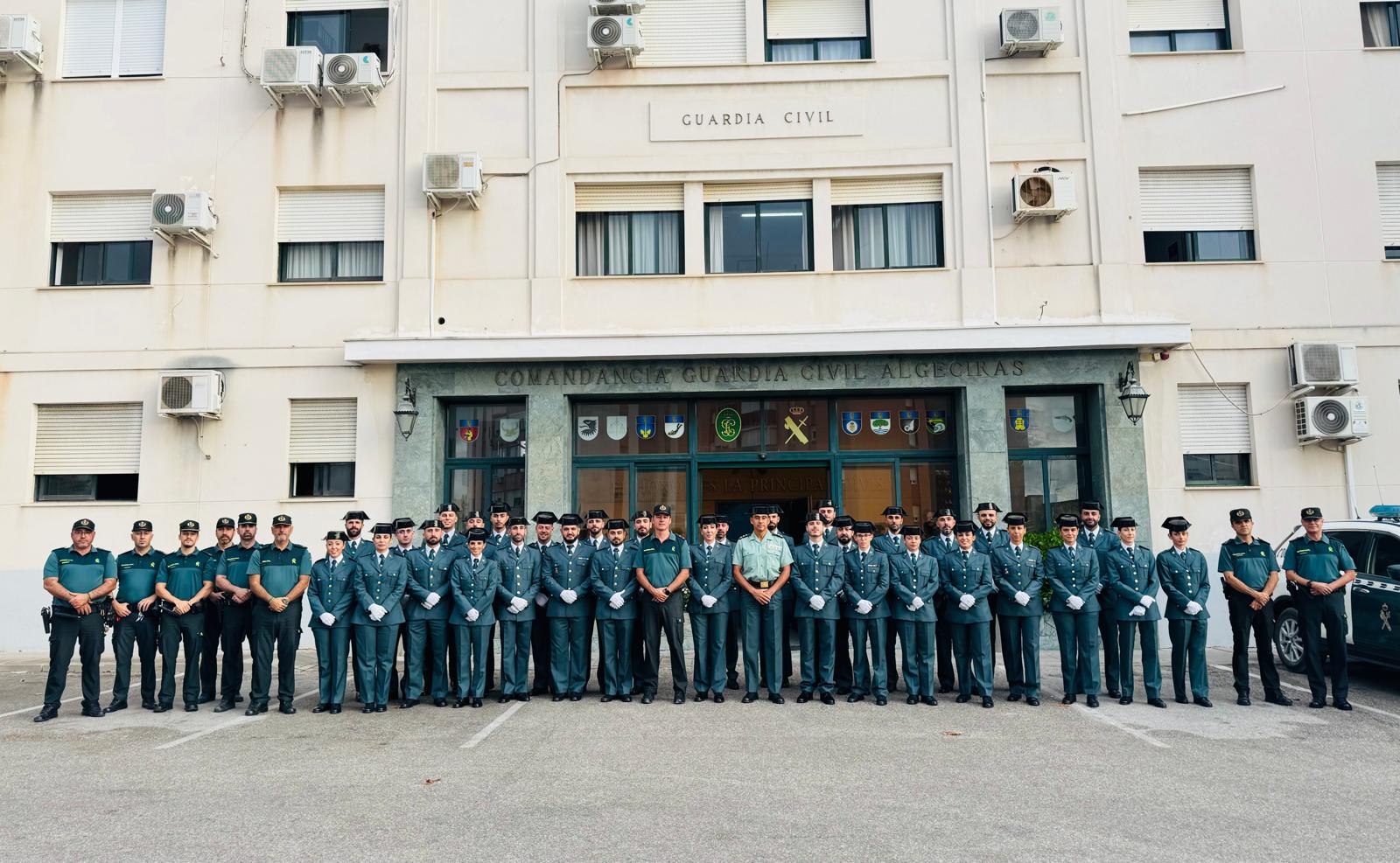 Un total de 33 agentes en prácticas se incorporan a la Comandancia de la Guardia Civil de Algeciras