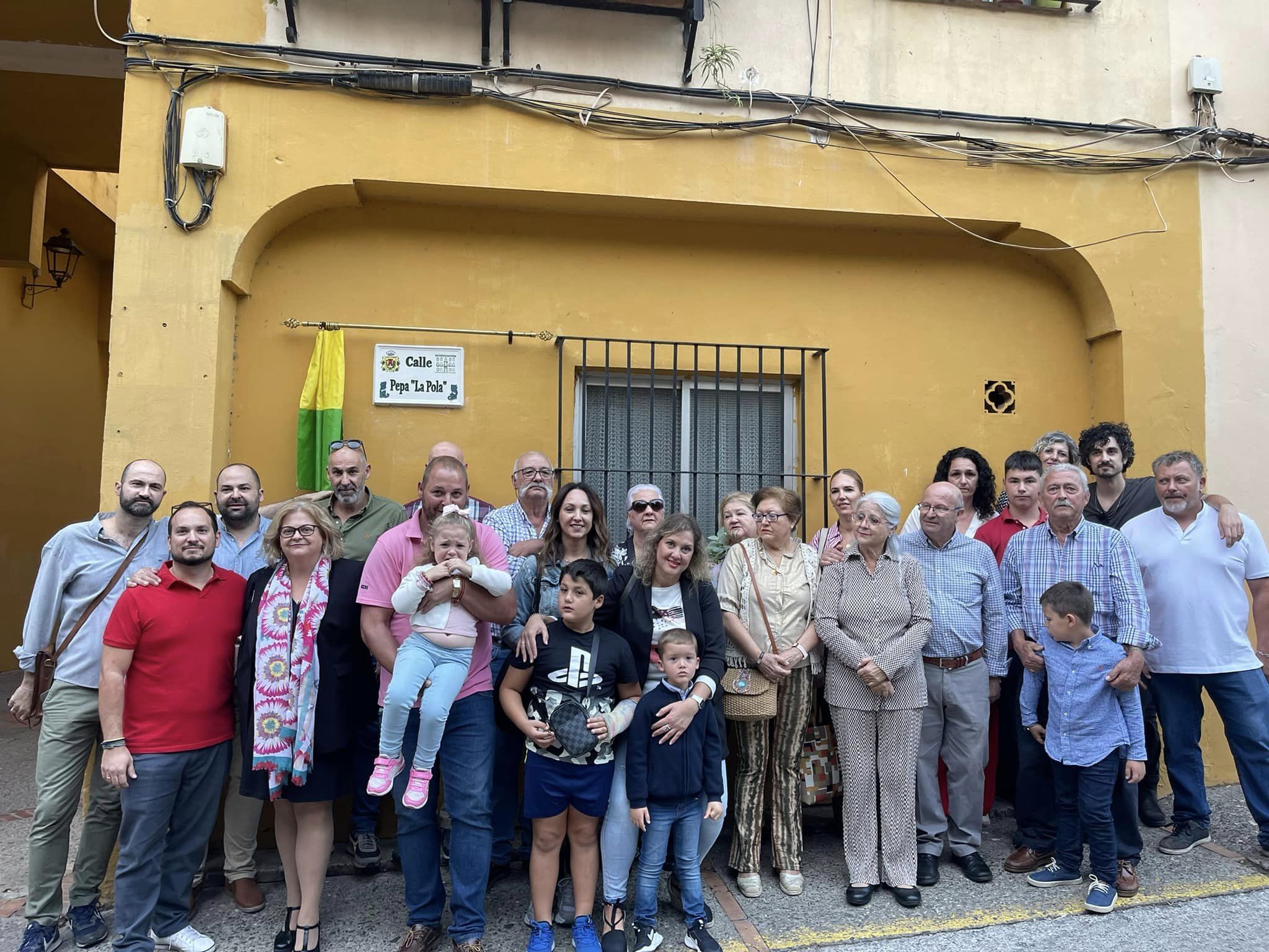 Pepa La Pola, una calle en Los Barrios que inmortaliza su solidaridad eterna 