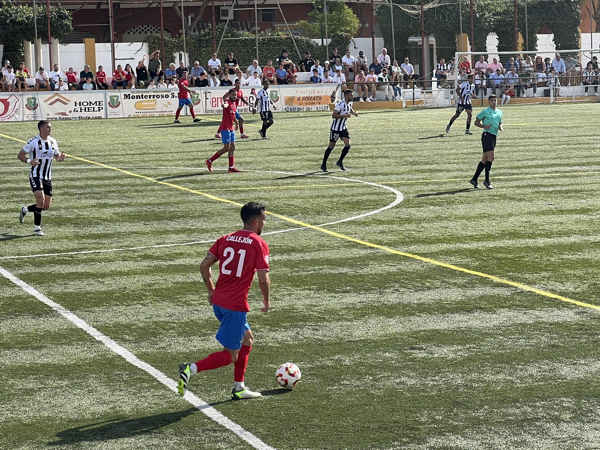 Partido Estepona-Balona. Foto: @CDEstepona