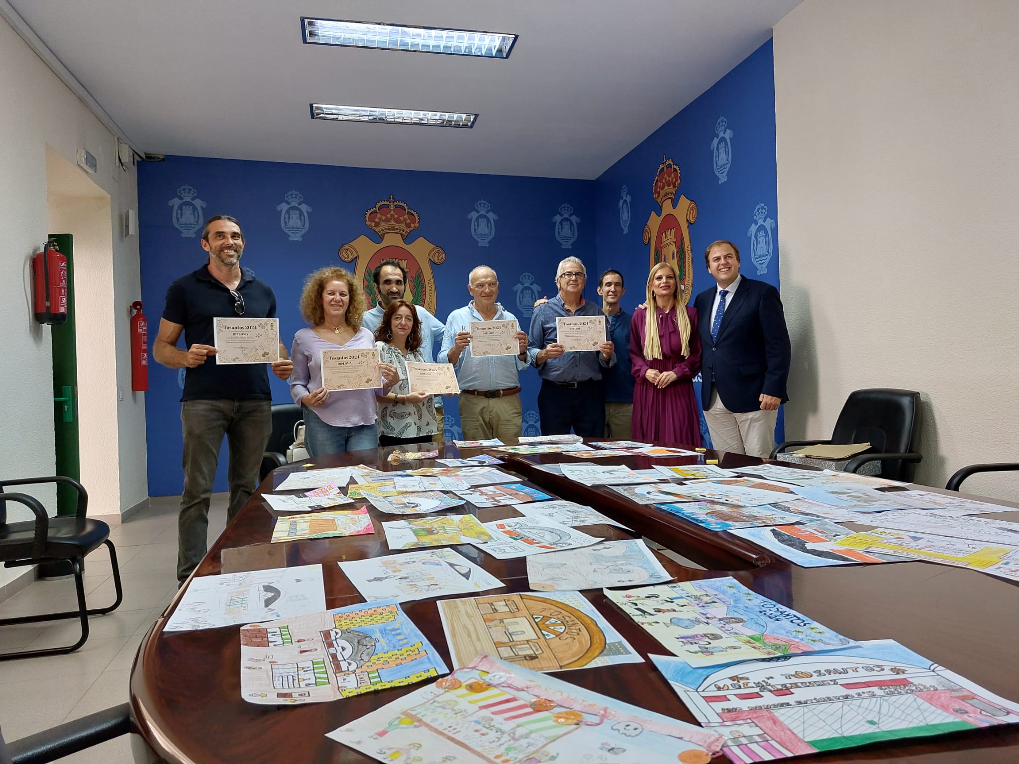 Estos son los ganadores del concurso de dibujo Tosantos 2024.