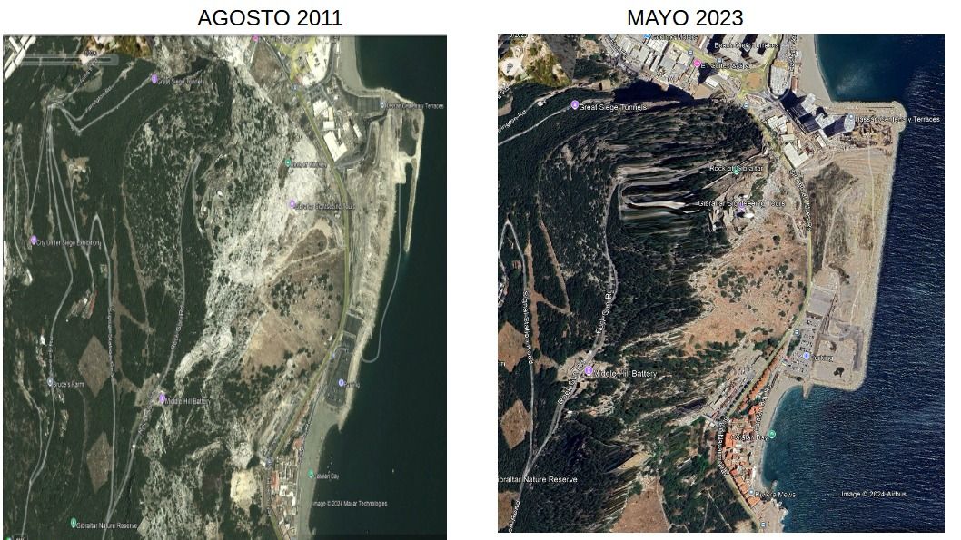 Adelante lleva al Parlamento el "atropello ecológico" de la zona este del Peñón de Gibraltar. 