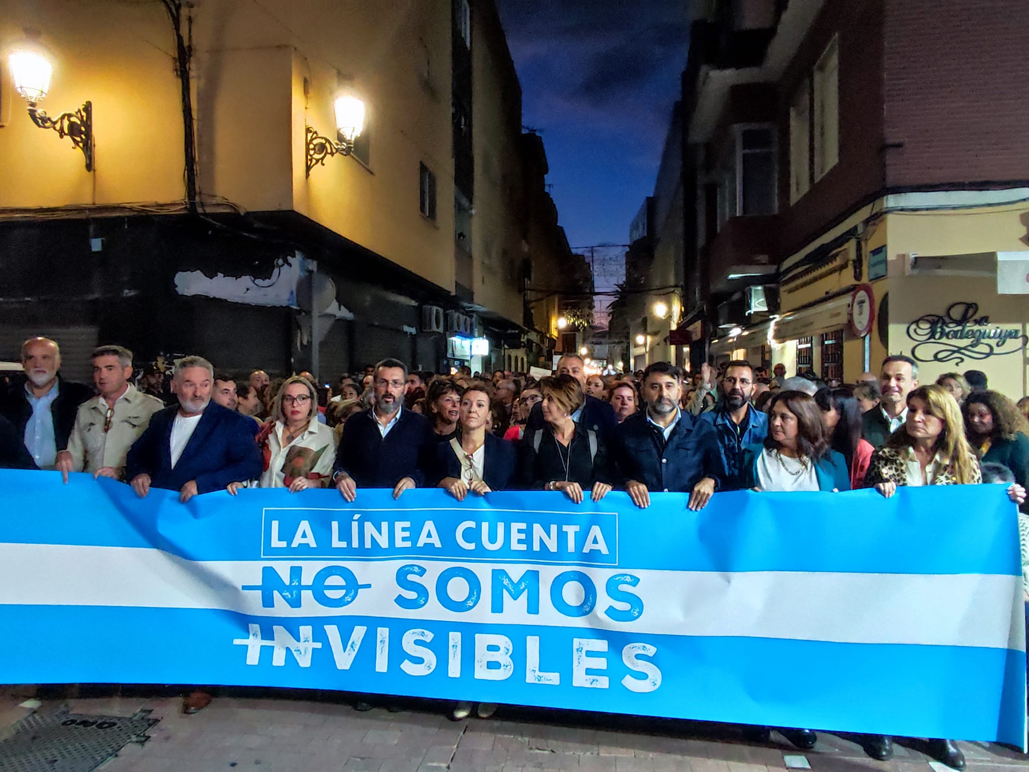 Un momento de la manifestación.