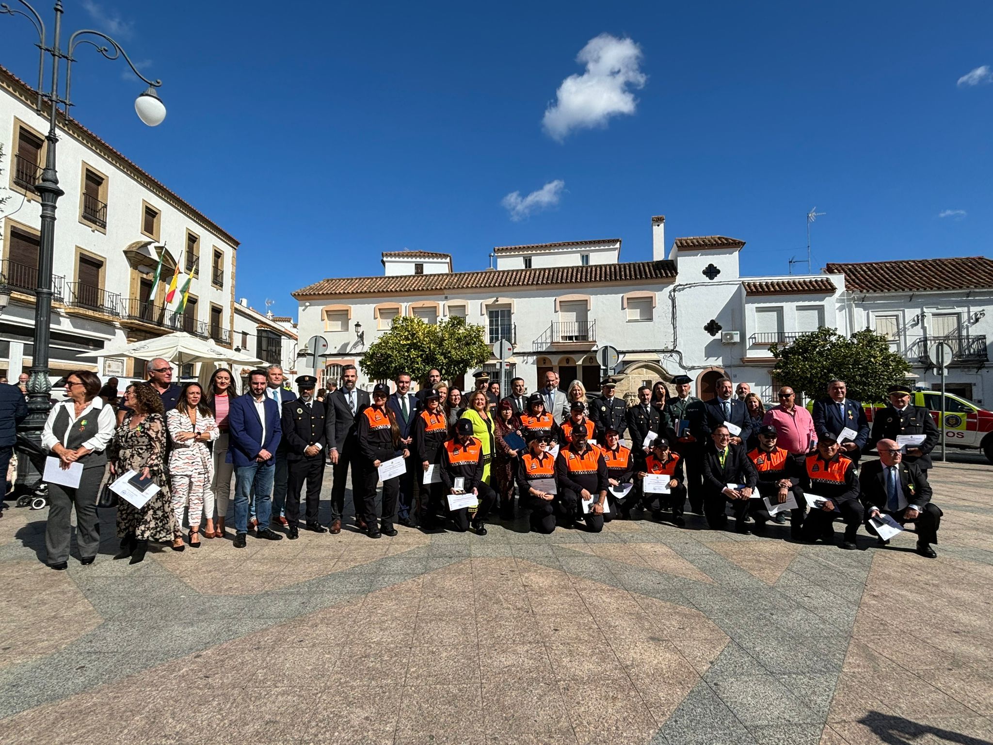 Entrega de distinciones de Protección Civil Los Barrios por el 35 aniversario de su fundación.