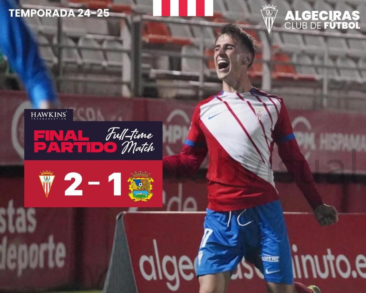 (2-1) El Algeciras se hace fuerte en casa y vence al Fuenlabrada.