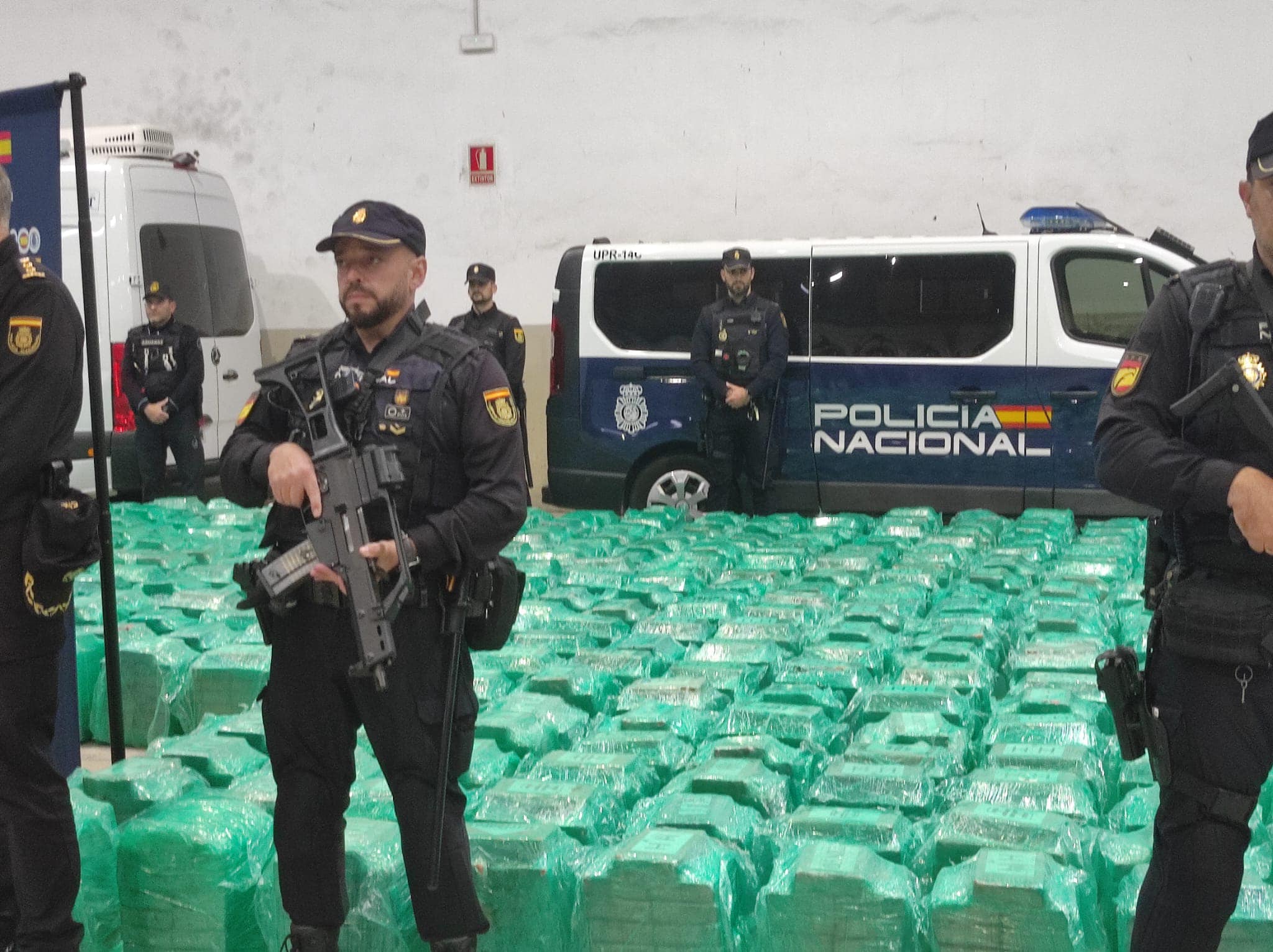 Detienen al jefe de la Sección de Delitos Económicos de Madrid en la operación que incautó en Algeciras el mayor alijo de cocaína. Foto: Patri Vaquero. 