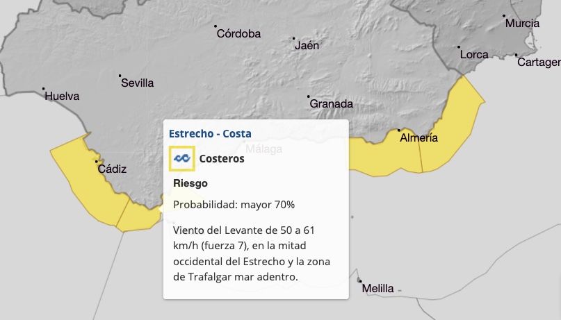 El tiempo durante este fin de semana en el Campo de Gibraltar tras el paso de la DANA. 