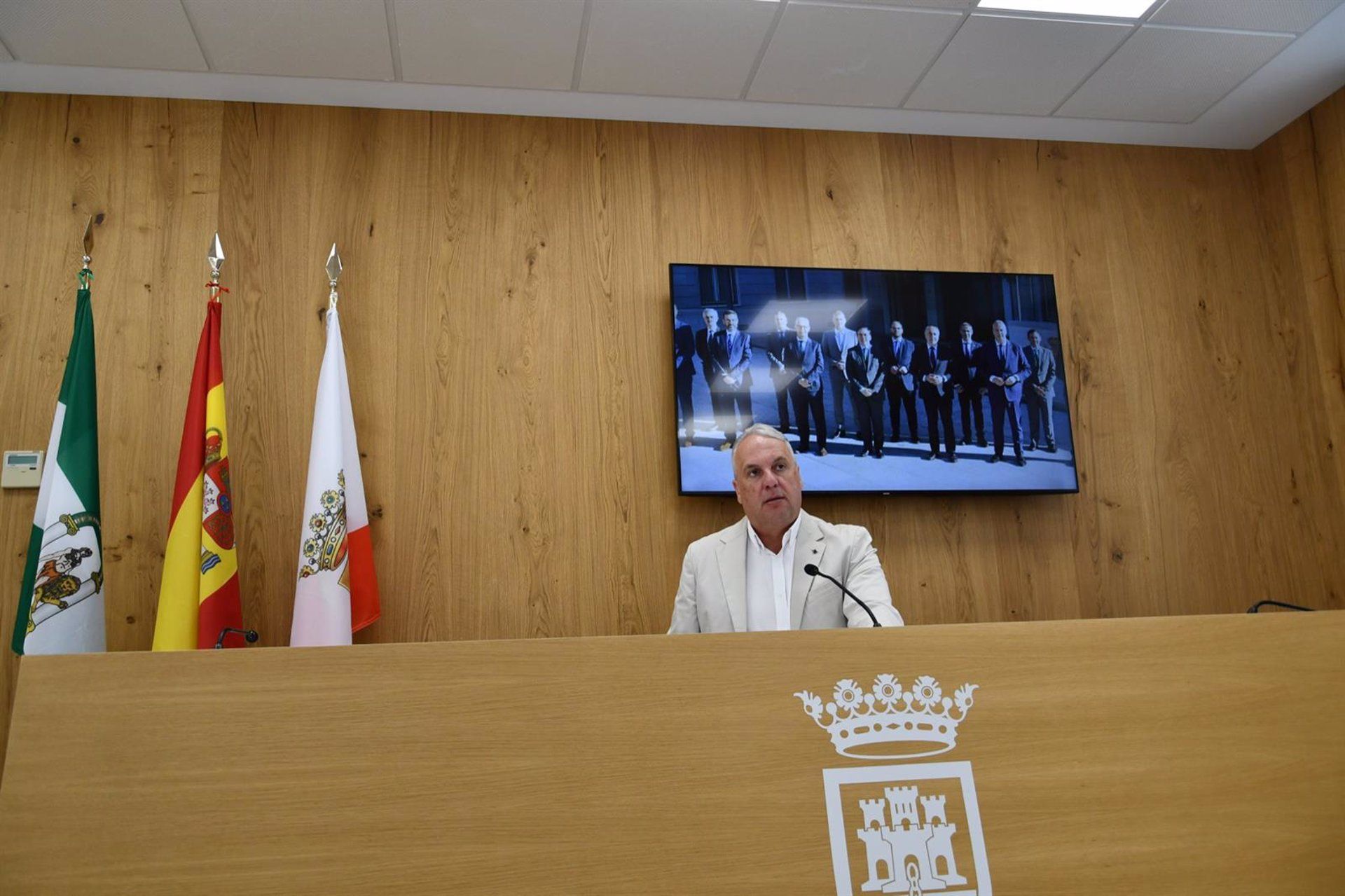 Alcalde de San Roque agradece al Defensor del Pueblo la mediación para conseguir las obras en el CEIP Santa Rita.