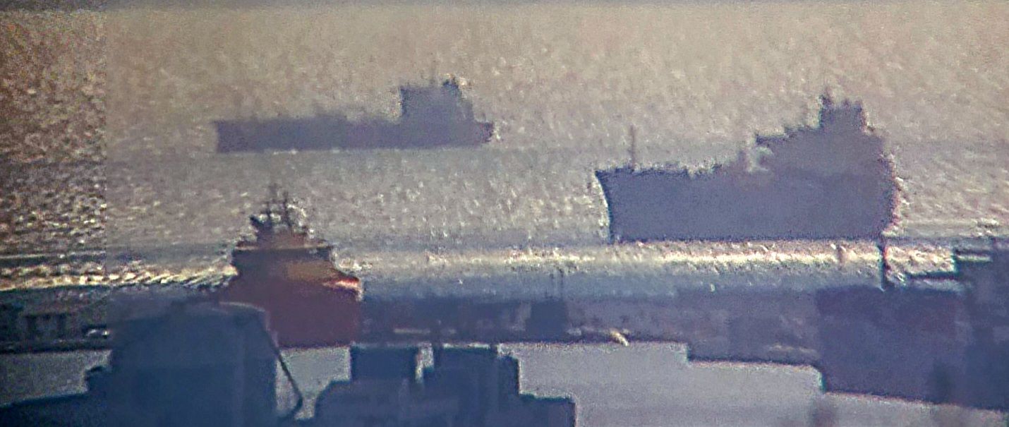 Foto del submarino en Gibraltar .