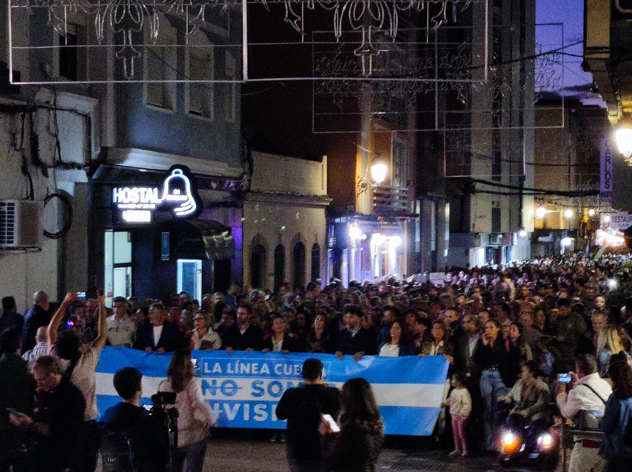 La Línea, sin respuesta un mes después de la manifestación por el Brexit. Foto: S.D.